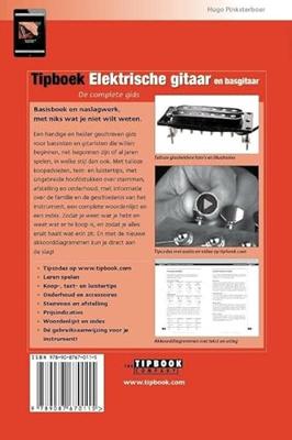 Tipboek elektrische gitaar en basgitaar met tipcodes