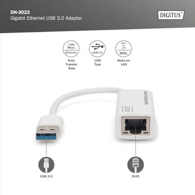Digitus DN-3023 kabeladapter/verloopstukje Digitus DN-3023 kabeladapter/verloopstukje