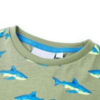 Kindershirt 140 lichtkakikleurig - thumbnail