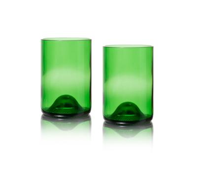 Rebottled glazen - 2-pack - green Rebottled glazen - 2-pack - green
