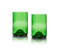 Rebottled glazen - 2-pack - green - thumbnail