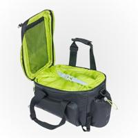 Basil miles xl pro bagagedragertas - waterdicht - sportief - zwart/lime - 9-36l - mik/rt adapterplaten - thumbnail