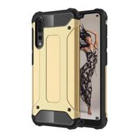 Voor Huawei P20 Pro Full-body Cover ruige TPU + PC combinatie back cover (goud) - thumbnail