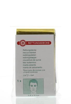 Medzorg Reddingsdeken goud/zilver 160x210 1 Stuks