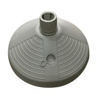 Marbueno Parasol Rond 38x38x14 cm 10L Wit Tuin, Zwembad en Terras 10502 - thumbnail