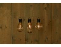 Solar retro filament lamp zwart - thumbnail