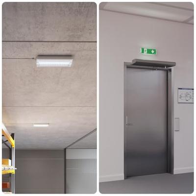 Salus LED Noodverlichting met accu wand-/plafondmontage 3 Watt 6500K IP65 Spatwaterdicht Incl. pictogram met vluchtwegaanduiding