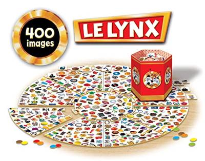 Bordspel Lynx 400 afbeeldingen EDUCA rood