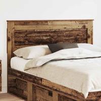 Hoofdbord met hoofdeinde Artisan Eiken 140 cm Bewerkt hout - thumbnail