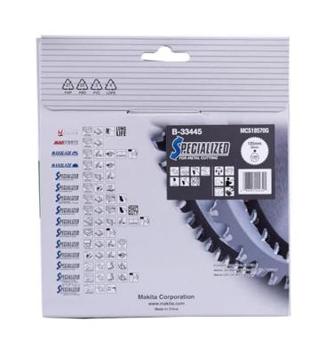 Makita Accessoires Cirkelzaagblad | Dun plaatstaal | 185X30X1,7 70T -10G - B-33445