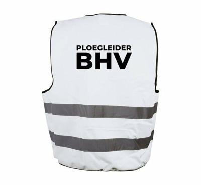 Ploegleider BHV hesje wit - Ploegleider BHV hesje wit
