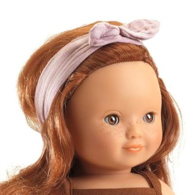 Prachtige 32 cm stylingpop DJECO paars