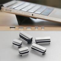BASEQI iHUT-100 verborgen aluminium legering anti-stof stekker voor MacBook Pro Retina 13 3/15 inch laptops - thumbnail