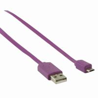 Nedis USB-Kabel | USB-A Male naar USB Micro-B Male | 480 Mbps | 1 m | 1 stuks - CCGP60410VT10 CCGP60410VT10 - thumbnail