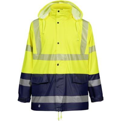 Opsial regenjas - Darius - High Visibility - geel/marine blauw - maat S Opsial regenjas - Darius - High Visibility - geel/marine blauw - maat S