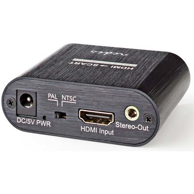 Nedis VCON3459AT Hdmi™-converter Hdmi™ Input Scart Female 1-weg 480i 999 Gbps Metaal Antraciet