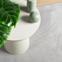 VidaXL Vloerkleed oviedo laagpolig 140x200 cm grijs - thumbnail