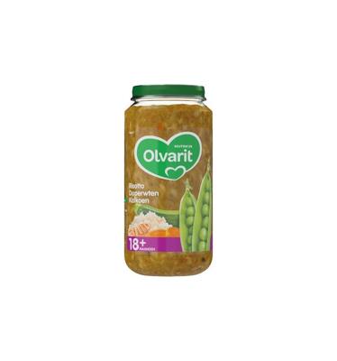 Olvarit 18+ Maanden Risotto Doperwten Kalkoen 250g bij Jumbo Olvarit 18+ Maanden Risotto Doperwten Kalkoen 250g bij Jumbo