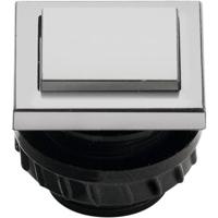 Grothe 61047 Belknop 1-voudig Grijs 12 V/1,5 A - thumbnail