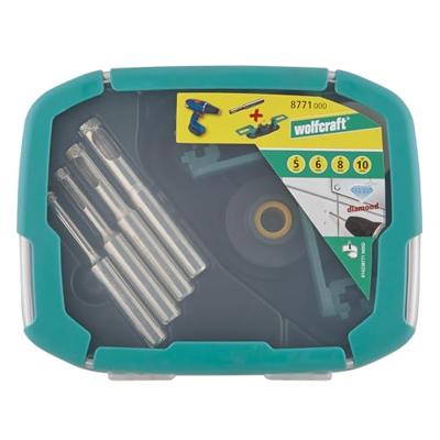 Wolfcraft 5-delige Tegelborenset + Waterreservoir - 8771000