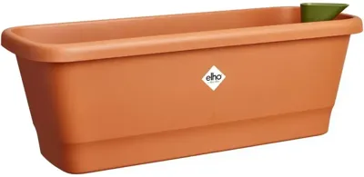 Elho Noa Balconiere M - Bruin - L 52 x B 20 x H 18 cm - Buitenbalkon - 100% gerecycled