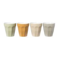 Excellent Houseware Bekerset Porselein 250 Ml 4 Stuks - thumbnail