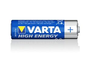 Batterij Varta Longlife Power 8x AA | 20 stuks