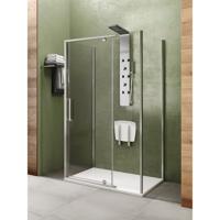 Douchecabine Lacus Pianosa Evo 2-Delig Chroom (alle maten x2 zijwanden) - thumbnail