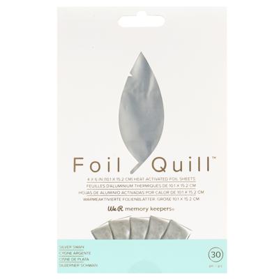 We R Makers • foil quill foil 10,1x15,2cm silver swan