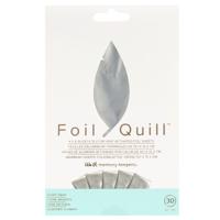 We R Makers • foil quill foil 10,1x15,2cm silver swan - thumbnail