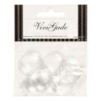 Creativ Company Ronde cabochons met platte achterkant, 8st. - thumbnail