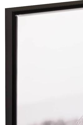 J-Line Kader Olifanten Hout|Papier Zwart|Wit