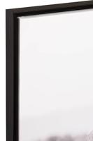 J-Line Kader Olifanten Hout|Papier Zwart|Wit - thumbnail