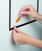 Durable Duraframe Wallpaper zelfklevend kader formaat A4, zwart - thumbnail