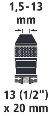 Wolfcraft 2606000 Snelspanboorhouder