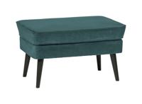 WOOOD Hocker 'Rocco' Velvet, kleur Teal - thumbnail