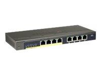 Netgear ProSAFE Unmanaged Plus Switch - GS108PE - 8 Power over Ethernet poorten - thumbnail