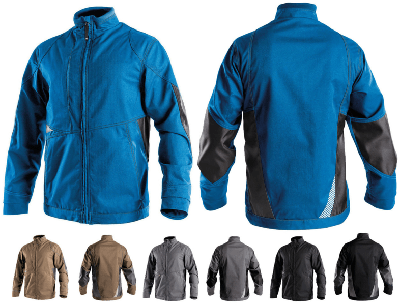 DASSY werkjas atom zwart/grijs m