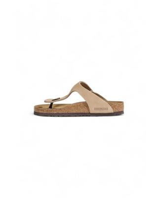 BIRKENSTOCK - Arizona slippers beige Nubuck Dames