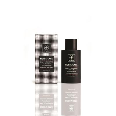 Apivita Men's Care Eau de Toilette with Cedar & Cardamon 100ml