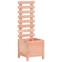 Plantenbak met rek 39x39,5x114 cm massief douglashout - thumbnail