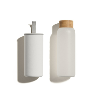 Waterdrop Glazen Fles Frosted 400ml