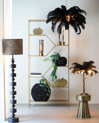 Light & Living Hanglamp 'Feather' Ø80cm, kleur Zwart