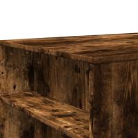 Salontafel 102x55x42 cm bewerkt hout gerookt eikenkleurig - thumbnail