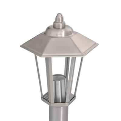 VidaXL Vloerlamp voor buiten 120 cm roestvrijstaal zilverkleurig VidaXL Vloerlamp voor buiten 120 cm roestvrijstaal zilverkleurig