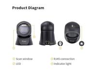 Equip Barcode Omni-Direktional Laser Kabel USB 1D2D schwarz - thumbnail