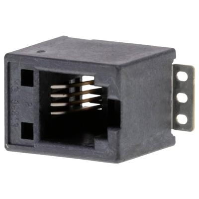 Molex Cat 3 Mod Jack/Plug 855135004 Bus Zwart 1 stuk(s)