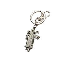 Warhammer 40K Metal Keychain Bolter Metallic Finish - thumbnail