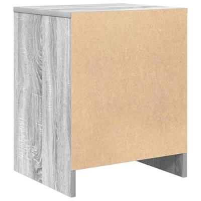 Nachtkastjes 2 st met lade 40x34x50 cm grijs sonoma eiken Nachtkastjes 2 st met lade 40x34x50 cm grijs sonoma eiken