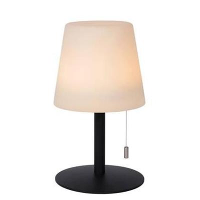 Lucide RIO - Oplaadbare Tafellamp Binnen/Buiten - Accu/Batterij - Ø 15,5 cm - LED Dimb. - 1x1,8W 3000K - IP44 - RGB - Multicolor
